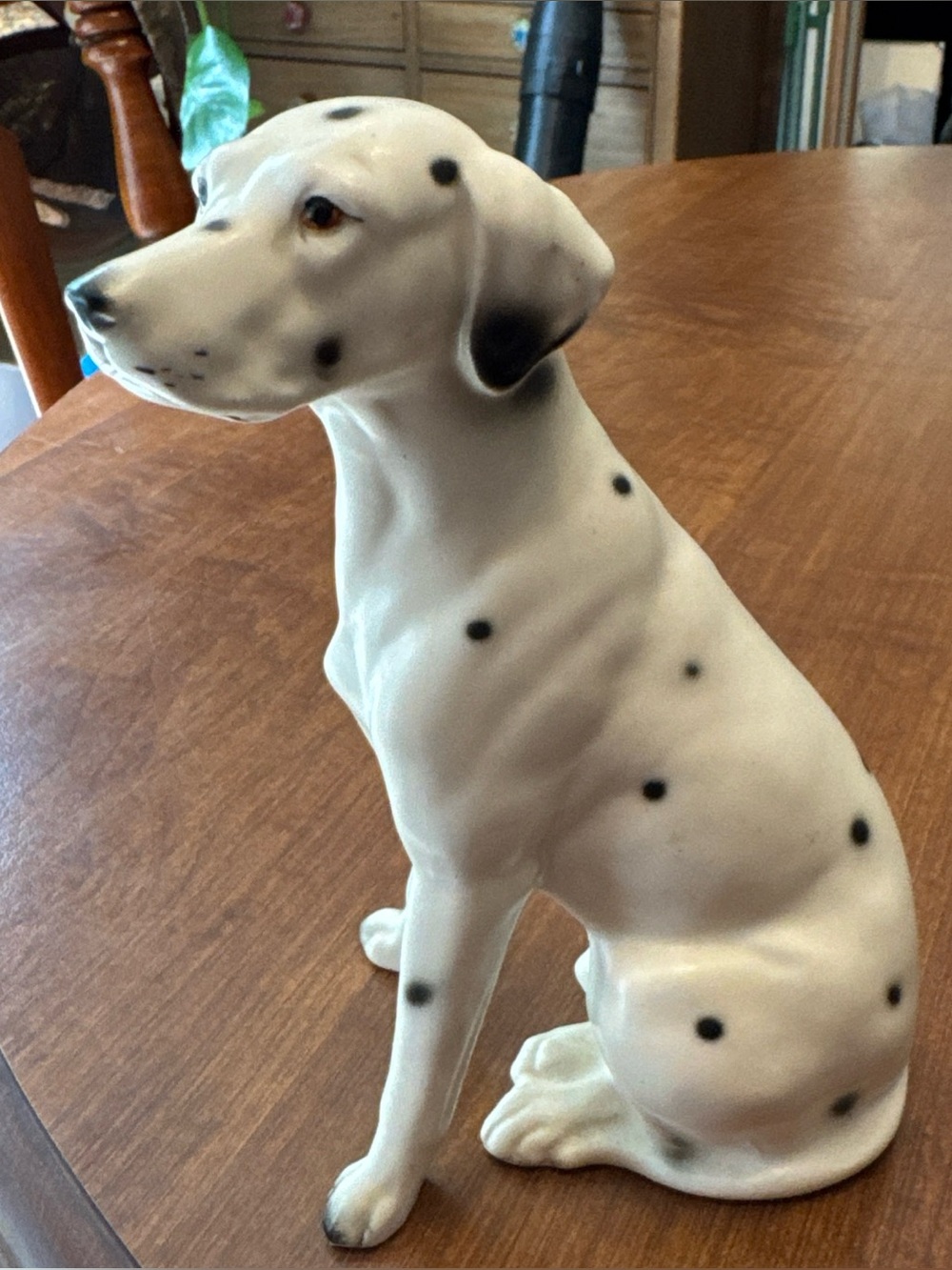 Vintage porcelain Dalmatian dog figurine made in Japan. Excellent used condition